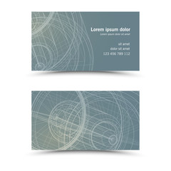 Modern business card template..