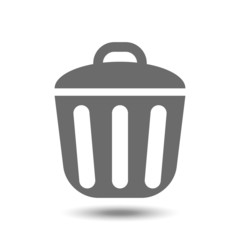 Vector trash can icon