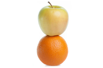 апельсин  яблоко