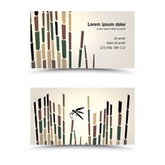 Modern business card template..