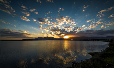 tramonto in laguna