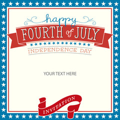 Fourth of July Party Invitation