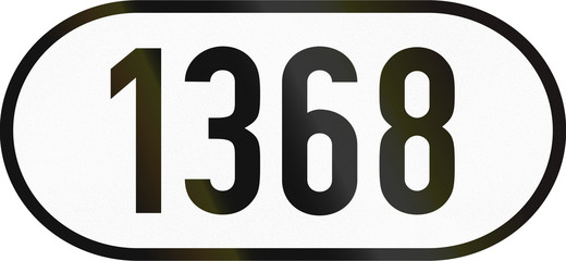 Austrian information sign 21 - road without priority