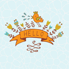 Concept romantic card