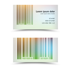 Modern business card template..