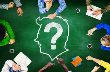 Blackboard Brainstorming Cooperation Planning Meeting Strategy