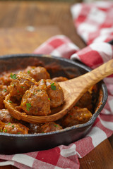Meatballs with tomato sauce