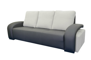 leather sofa isolated on a white background