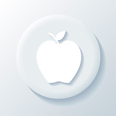 Apple 3D Paper Icon