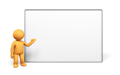 Teaching. 3D. Billboard