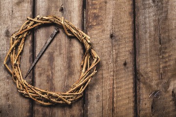 Branch. A depiction of the crown of thorns of Jesus Christ and a