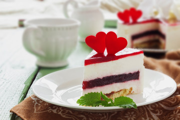piece of celebratory cake