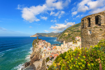 Breathtaking views of the Tyrrhenian Sea coast, the town of Vern