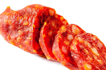 Chorizo aufgeschnitten