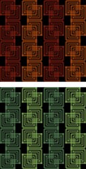 Abstract tiles with squares, transparency and overlapping effect