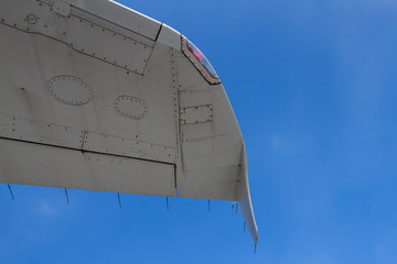 Tail of aircraft