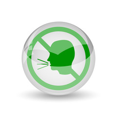 No talking icon