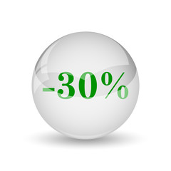30 percent discount icon