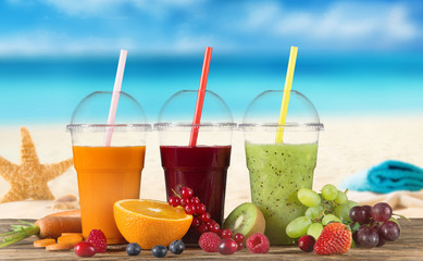 Fresh juice mix fruit