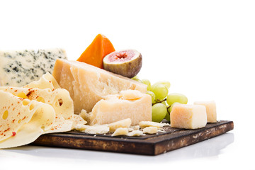 Various types of cheese