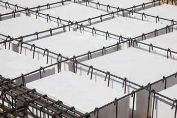 Entramado de hierro y poliuretano