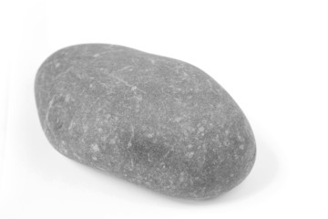 Rock on plain background