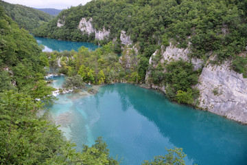 Fototapeta na wymiar Plitvice Lakes National Park, Croatia