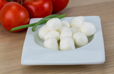 Mozzarella cheese balls