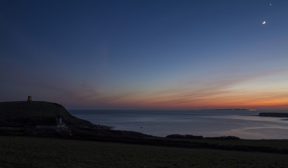 Dusk in Kimmeridge Bay