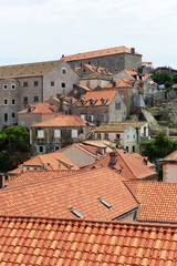 Picturesque view of old town in Dubrovnik, Croatia