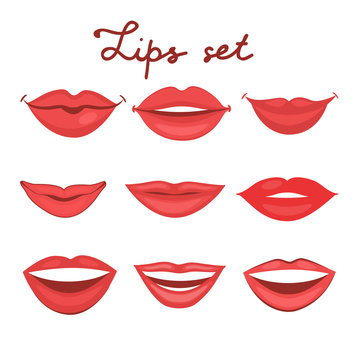 Beautiful lips collection