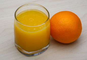 Fresh orange juice