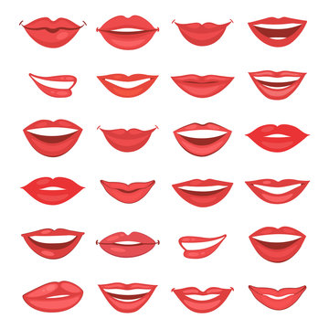 Beautiful lips collection