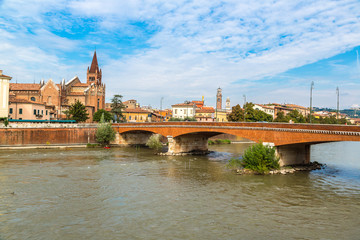 Cityscape of Verona, Italy