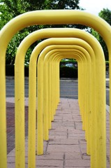 Bicycle parking racks