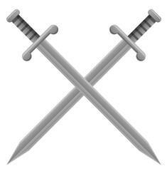 Two swords vector icons