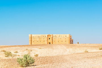 Qasr Kharana in present-day eastern Jordan