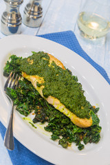 Island Fish With Pesto