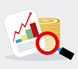 Financial Vector Design Illustration
