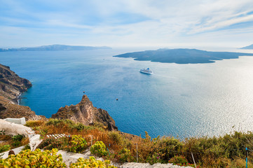 Beautiful view of the sea and islands.