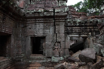 Fototapeta na wymiar Preah Khan Temple in Angkor, Siem Reap, Cambodia