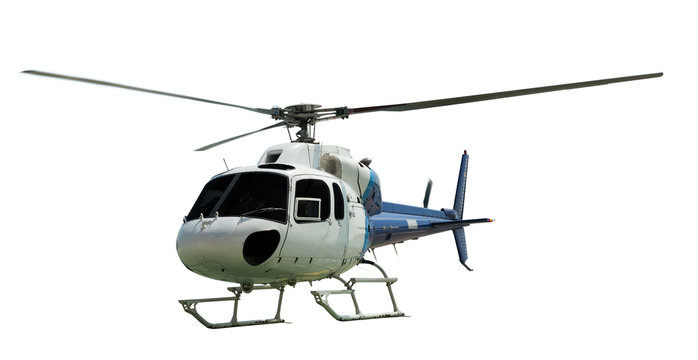 Multi-engine Helicopter With Working Propeller