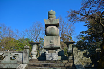 Naklejka premium Toyotomi Hideyoshi's grave, Kyoto, Japan