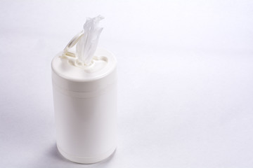 ウェットティッシュの容器