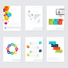 Set of Timeline Infographic Design Templates.