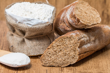 bread and flour