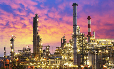 Obraz na płótnie Canvas Oil Industry - refinery factory