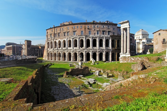 Teatro di Marcello. Theatre of Marcellus. Rome. Italy