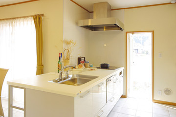 アイランドキッチン イメージ　　勝手口あり