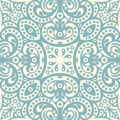 Abstract Damask Seamless Vector Background